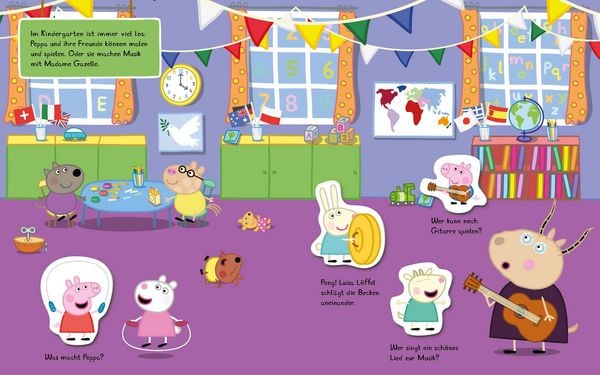 Produktbild: Peppa Pig Magnet-Spiel-Buch