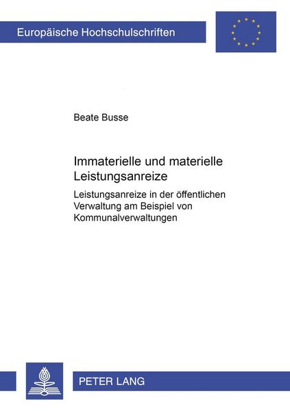 Produktbild: Immaterielle und materielle Leistungsanreize
