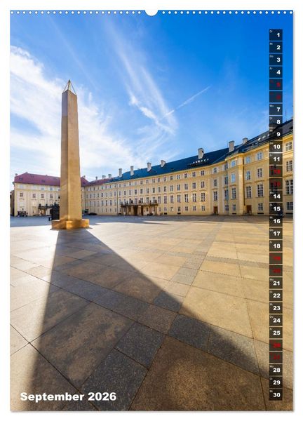 Produktbild: PRAG Historisches Stadtherz (hochwertiger Premium Wandkalender 2026 DIN A2 hoch), Kunstdruck in Hochglanz