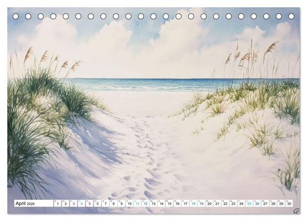 Produktbild: Meeresbrisen (Tischkalender 2026 DIN A5 quer), CALVENDO Monatskalender