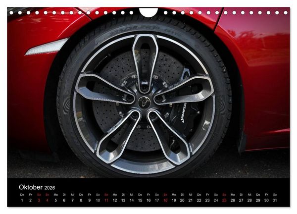 Produktbild: McLaren MP4-12C Spider (Wandkalender 2026 DIN A4 quer), CALVENDO Monatskalender
