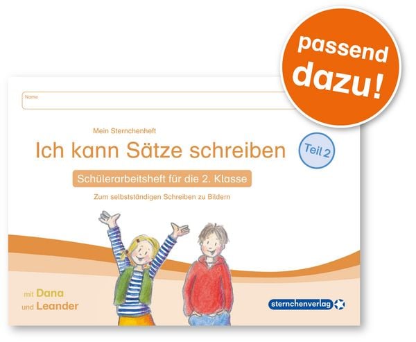 Produktbild: Ich kann S&auml;tze lesen Teil 2 in Sprechsilben mit Dana und Leander