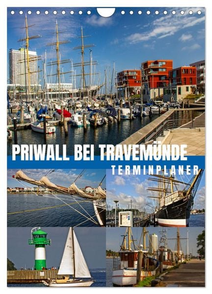 Priwall bei Travemünde – Terminplaner (Wandkalender 2025 DIN A4 hoch), CALVENDO Monatskalender