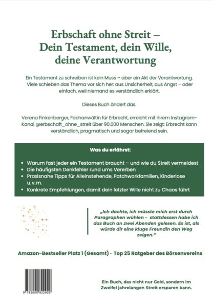 Produktbild: Erbschaft ohne Streit
