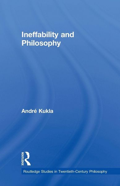Produktbild: Ineffability and Philosophy