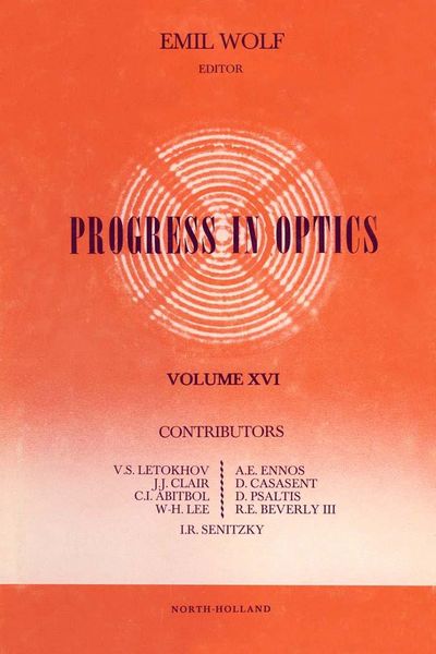 Produktbild: Progress in Optics