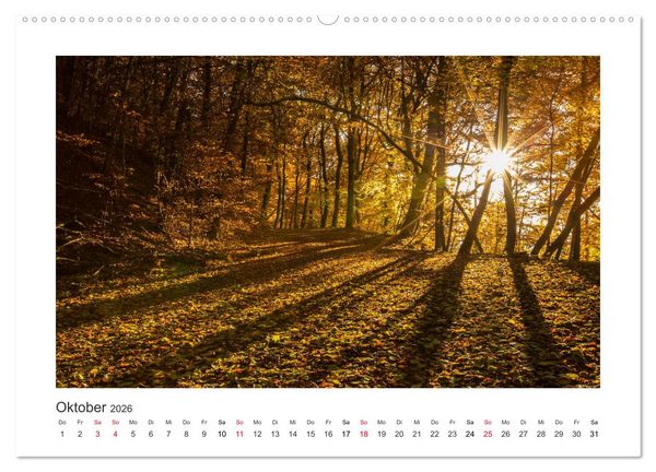 Produktbild: Kasseler Landschaften (Wandkalender 2026 DIN A2 quer), CALVENDO Monatskalender