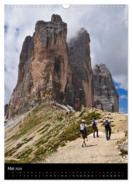Produktbild: Dolomiten &ndash; Eine Gipfelparade (Wandkalender 2026 DIN A3 hoch), CALVENDO Monatskalender