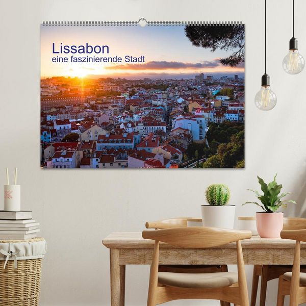 Produktbild: Lissabon eine faszinierende Stadt (Wandkalender 2026 DIN A2 quer), CALVENDO Monatskalender