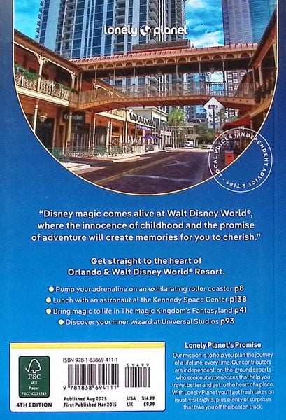 Produktbild: Lonely Planet Pocket Orlando & Walt Disney World &reg; Resort