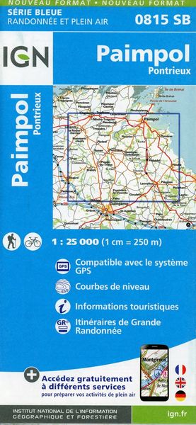 Paimpol - Pontrieux, Karte von Collectif Ign, IGN Frankreich, 978-2-7585-3517-1