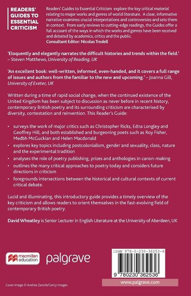 Produktbild: Contemporary British Poetry