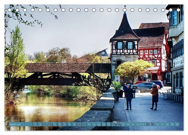 Produktbild: Stadtspaziergang durch Schw&auml;bisch Hall (Tischkalender 2027 DIN A5 quer), CALVENDO Monatskalender