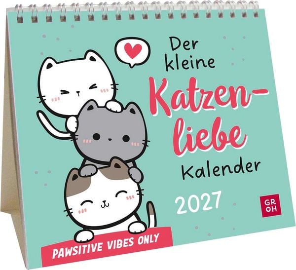 Produktbild: Mini-Kalender 2027: Der kleine Katzenliebe Kalender
