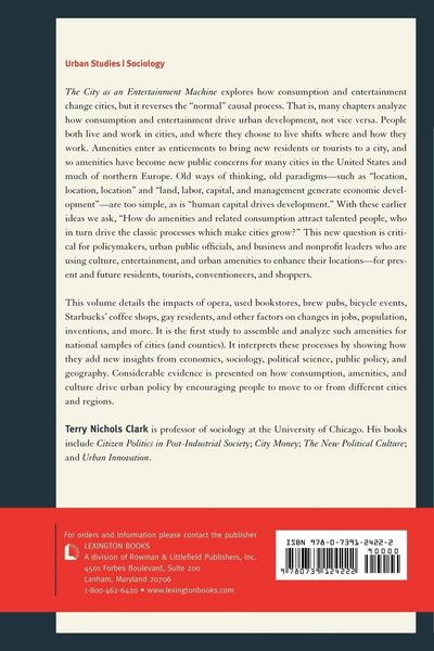 Produktbild: City as an Entertainment Machine