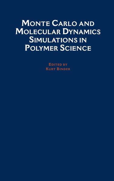 Produktbild: Monte Carlo and Molecular Dynamics Simulations in Polymer Science