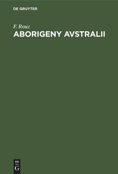 Produktbild: Aborigeny Avstralii