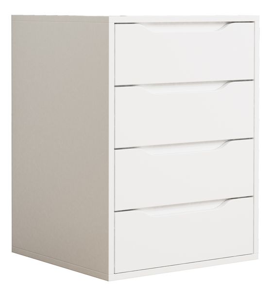 Produktbild: Holz Nachtschrank Nachttisch Schublade Malira L