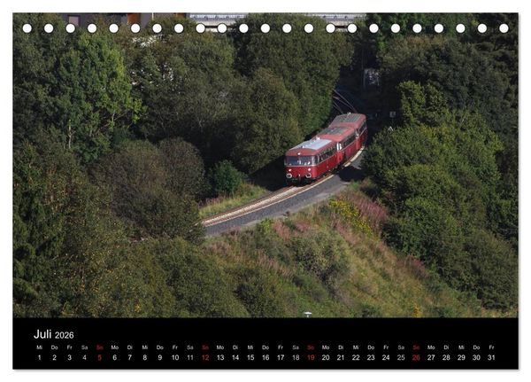 Produktbild: Der Nebenbahnretter (Tischkalender 2026 DIN A5 quer), CALVENDO Monatskalender