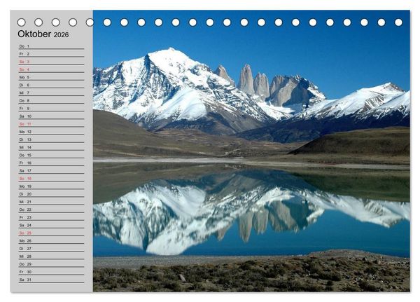 Produktbild: Argentinien - Impressionen (Tischkalender 2026 DIN A5 quer), CALVENDO Monatskalender