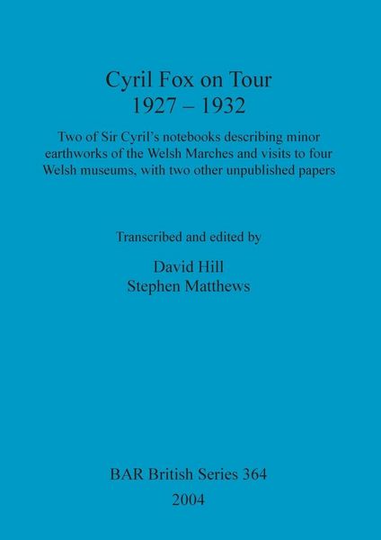 Produktbild: Cyril Fox on Tour 1927 - 1932