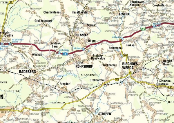 Produktbild: Westlausitz 1:33 000
