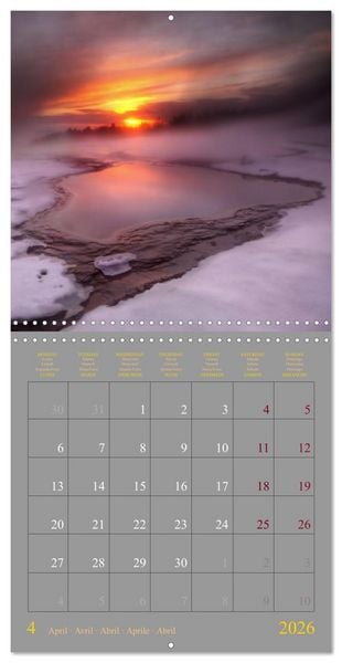 Produktbild: Iceland - the land of ice and fire (Wall Calendar 2026 12 &times; 12 Inch) CALVENDO 12 Month Wall Calendar