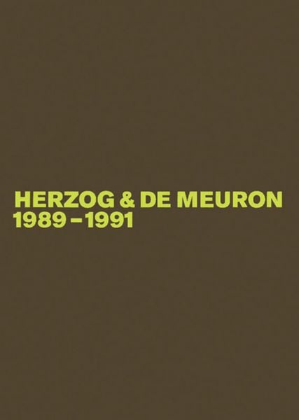 Produktbild: Herzog & de Meuron 1989-1991