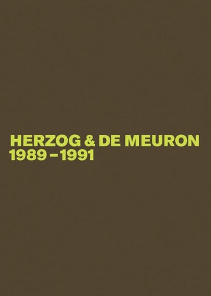 Produktbild: Herzog & de Meuron 1989-1991