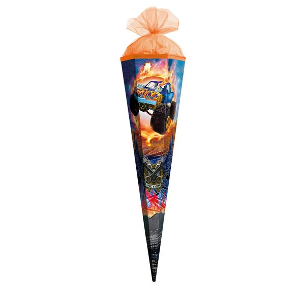 Produktbild: Motivschult&uuml;te 50cm, Monstertruck Fire