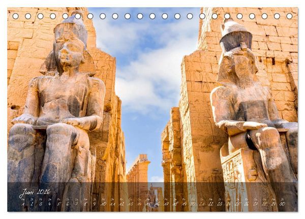 Produktbild: Faszination &Auml;gypten: Kairo - Luxor - Abu Simbel (Tischkalender 2026 DIN A5 quer), CALVENDO Monatskalender
