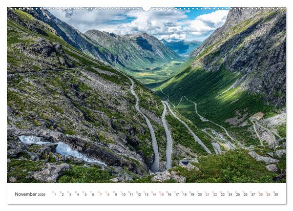 Produktbild: Nordland &ndash; Die Weite Skandinaviens (hochwertiger Premium Wandkalender 2026 DIN A2 quer), Kunstdruck in Hochglanz