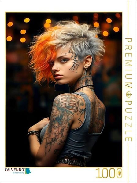 CALVENDO Puzzle Tattoos | 1000 Teile Lege-Größe 64x48cm Foto-Puzzle für glückliche Stunden