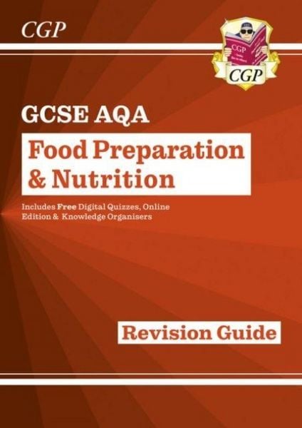 Produktbild: GCSE Food Preparation & Nutrition AQA Revision Guide (with Online Edition and Quizzes)
