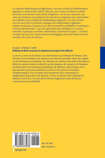 Produktbild: M&eacute;thodes de Monte-Carlo pour les &eacute;quations de transport et de diffusion