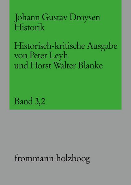 Produktbild: Johann Gustav Droysen: Historik / Band 3,2