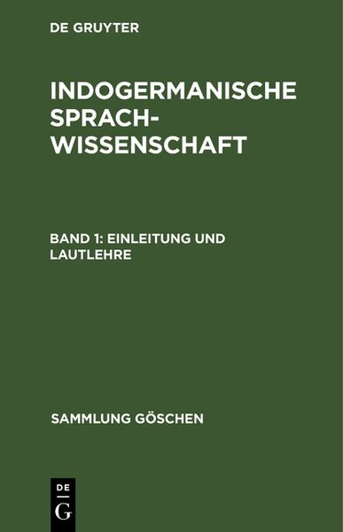 Produktbild: Einleitung und Lautlehre