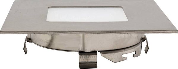 Produktbild: Heitronic 27693 LED-Einbauleuchte LED LED fest eingebaut 2W Edelstahl (geb&uuml;rstet)