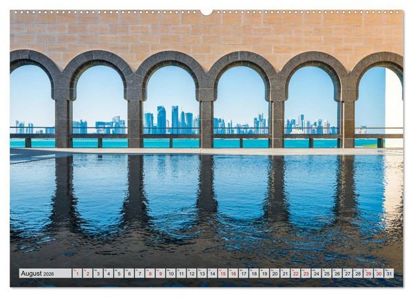 Produktbild: Doha - Hauptstadt von Katar (Wandkalender 2026 DIN A2 quer), CALVENDO Monatskalender