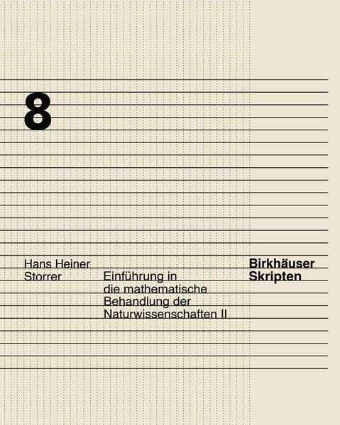Produktbild: Einf&uuml;hrung in die mathematische Behandlung der Naturwissenschaften II