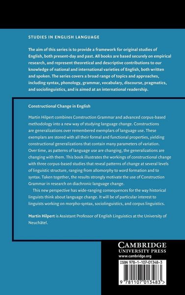 Produktbild: Constructional Change in English