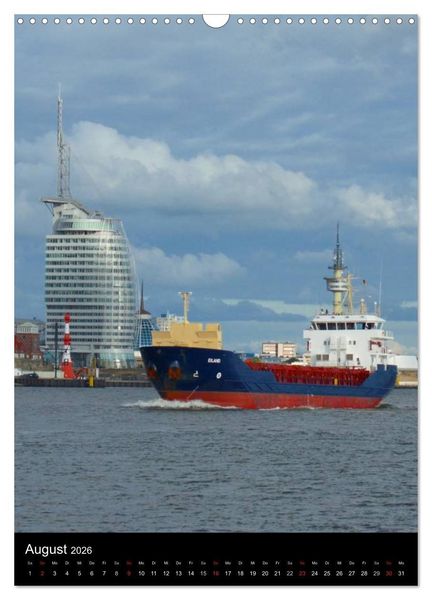 Produktbild: Bremerhaven an der Nordsee (Wandkalender 2026 DIN A3 hoch), CALVENDO Monatskalender