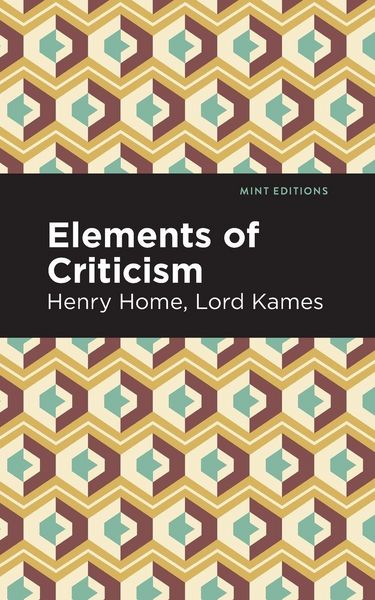 Produktbild: Elements of Criticism