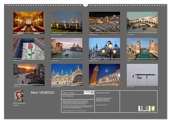Produktbild: Mein VENEDIG (Wandkalender 2026 DIN A2 quer), CALVENDO Monatskalender