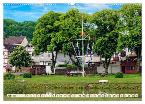 Produktbild: Bodenwerder - entz&uuml;ckende M&uuml;nchhausen-Stadt an der Oberweser (Wandkalender 2026 DIN A2 quer), CALVENDO Monatskalender