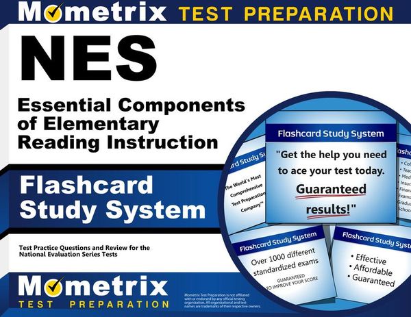 Produktbild: NES Essential Components of Elementary Reading Instruction Flashcard Study System
