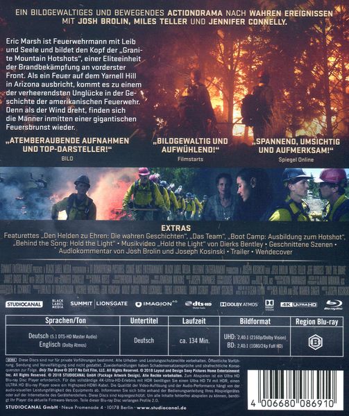 Produktbild: No Way Out - Gegen die Flammen (4K Ultra-HD) (+ 2D-Blu-ray)