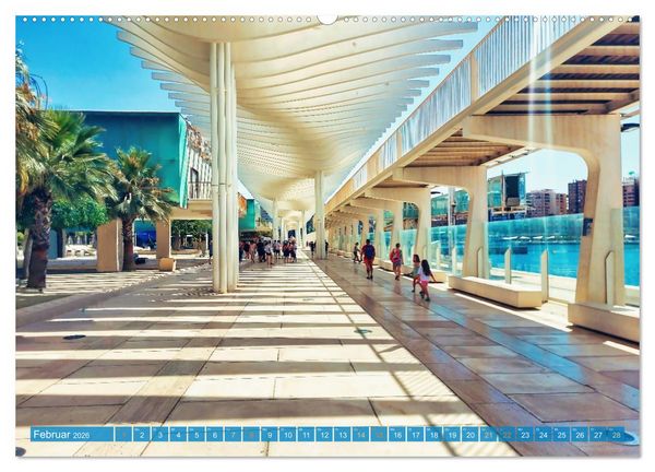 Produktbild: Malaga Highlights der Stadt an der Costa del Sol (Wandkalender 2026 DIN A2 quer), CALVENDO Monatskalender