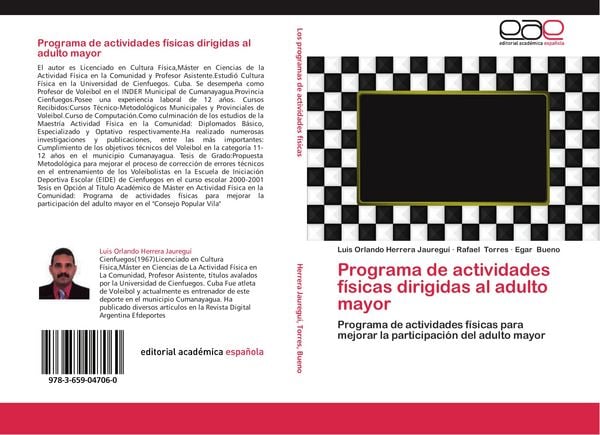 Produktbild: Programa de actividades f&iacute;sicas dirigidas al adulto mayor