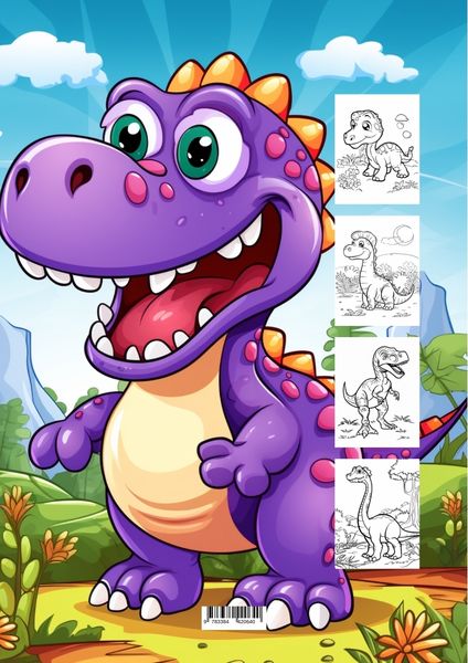 Produktbild: Dino Adventures Coloring Book
